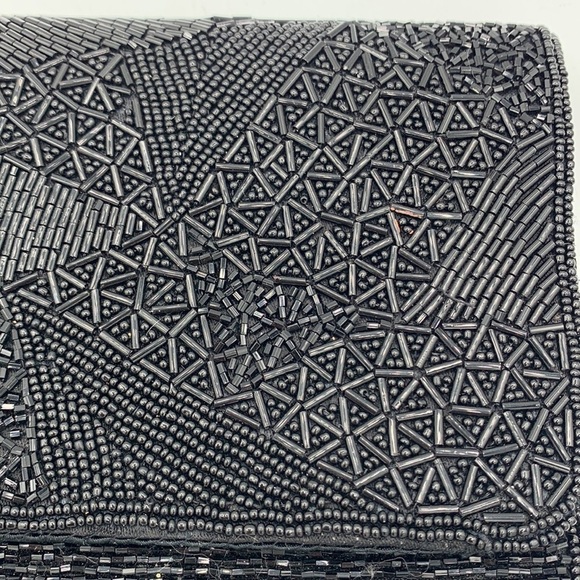 Small Vintage Beaded Clutch, no strap, good condition, unbranded - Picture 6 of 6